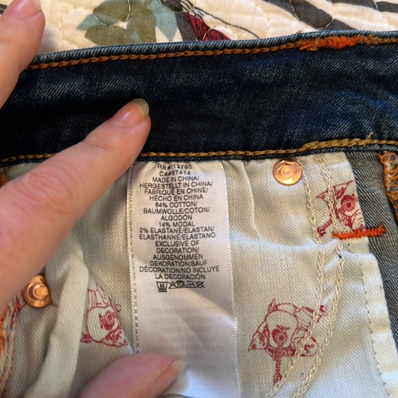 NWT True Religion super skinny fit jeans, size 28 - Picture 4 of 6